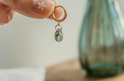 Pendientes ALMA (verde agua) | Colección Alma