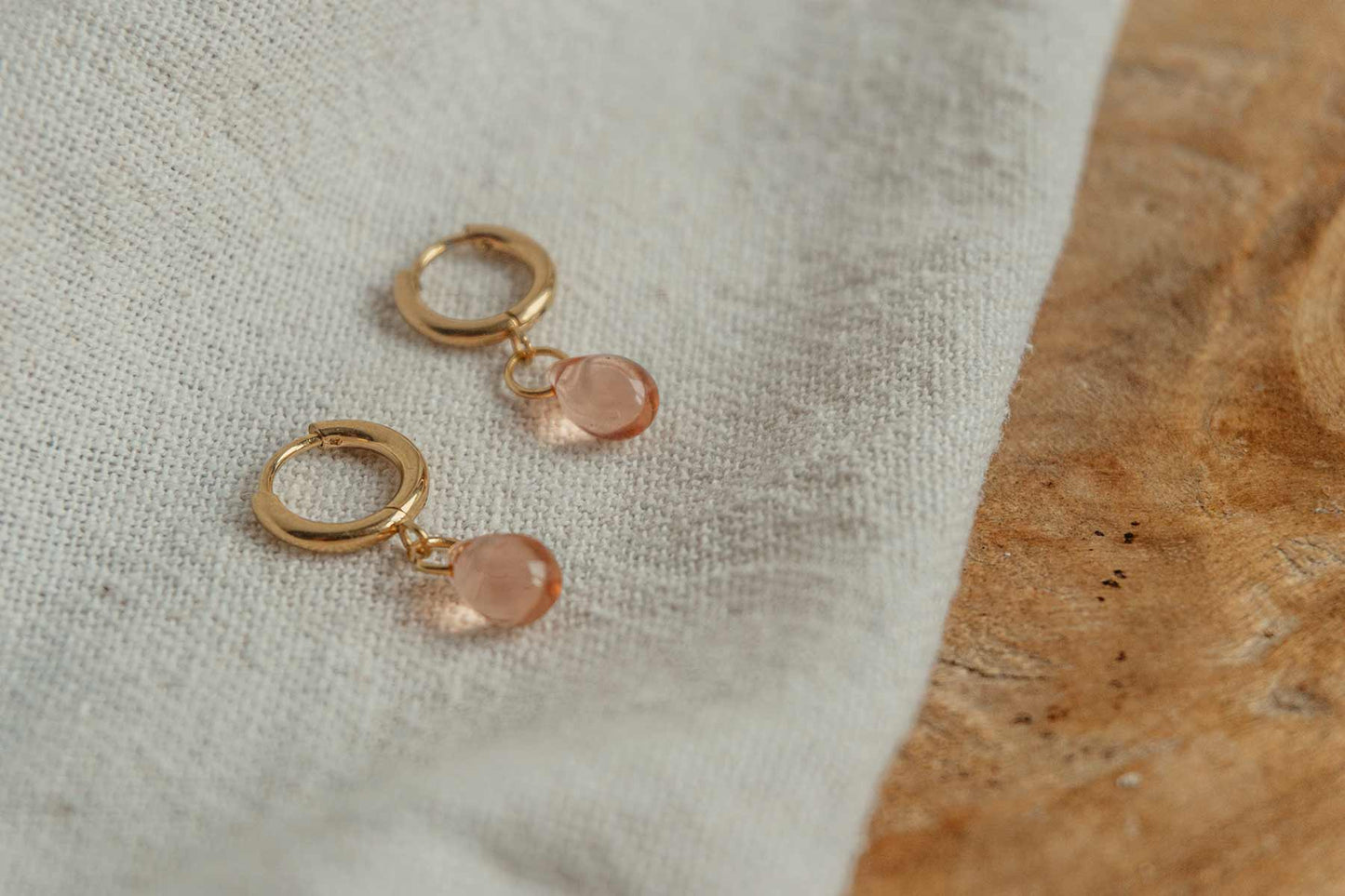 Pendientes ALMA (rosa coral) | Colección Alma