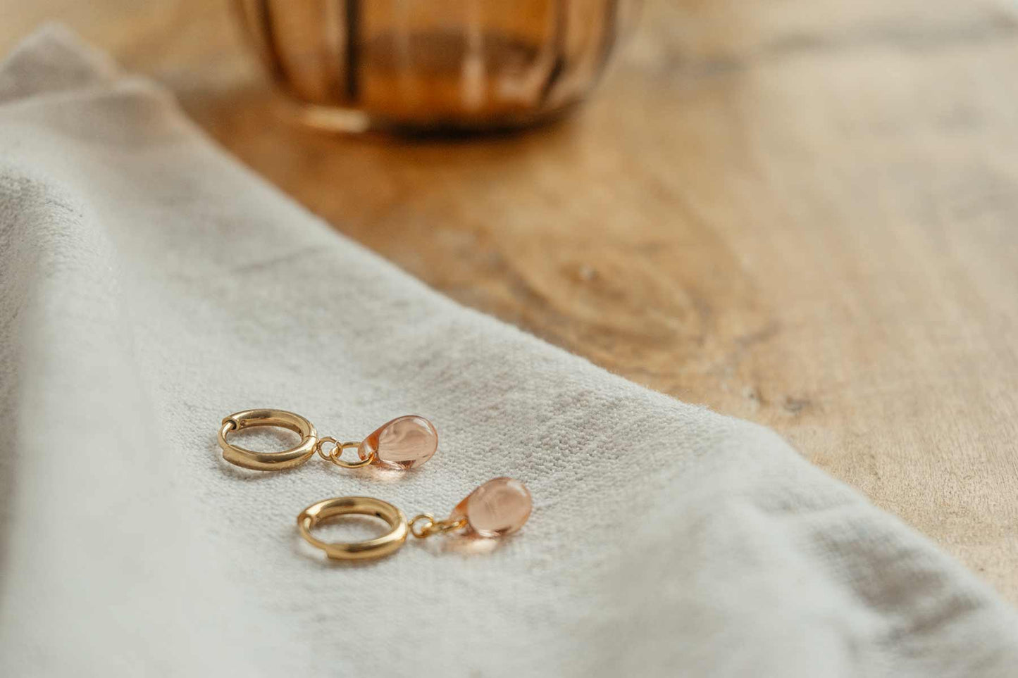 Pendientes ALMA (rosa coral) | Colección Alma