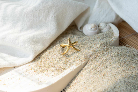 Anillo ABRAZO DE MAR (acero) | Colección MEDITERRÁNEO 🐚