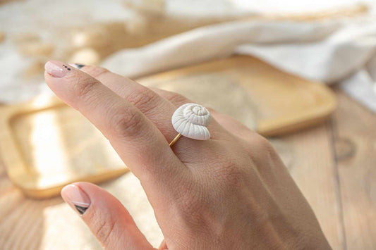 Anillo CARACOLA DE MAR | Colección MEDITERRÁNEO