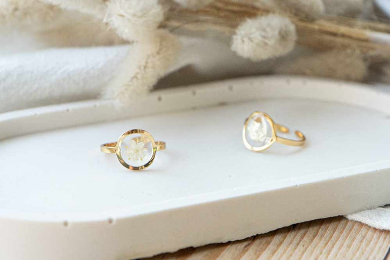 Anillo flor sabugueiro