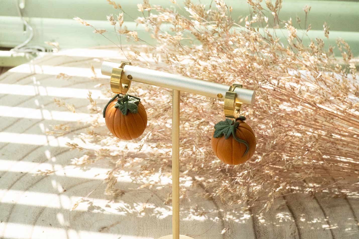Pendientes CALABAZAS MÁGICAS | Colección BOSQUE ENCANTADO 🍄✨