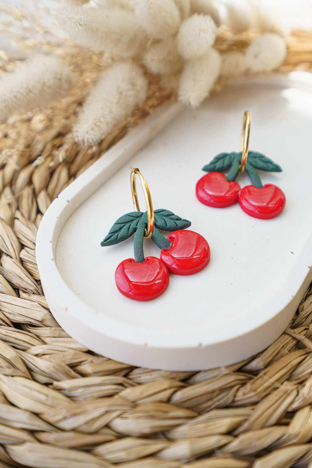 Pendientes de cerezas 