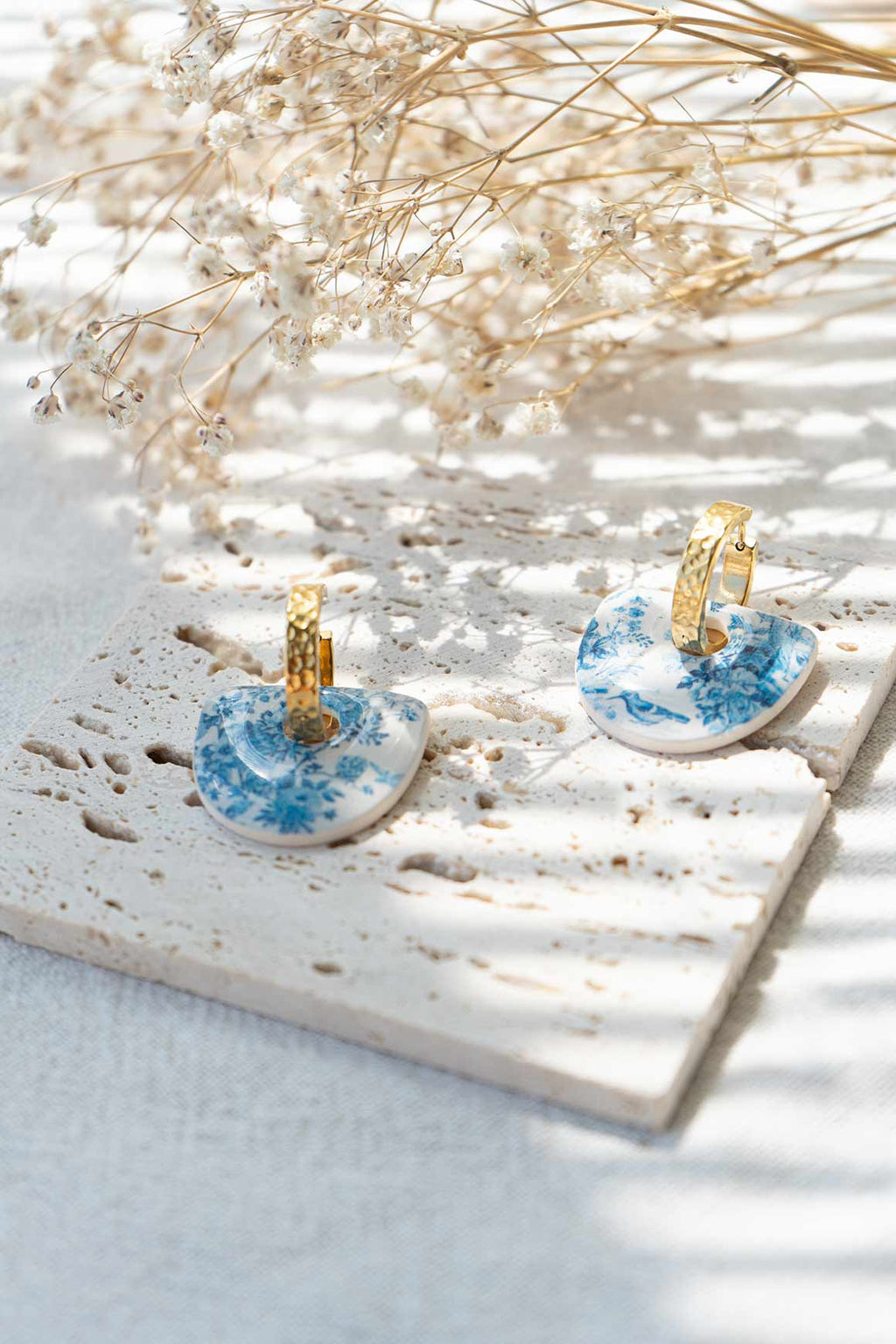 Pendientes porcelana china