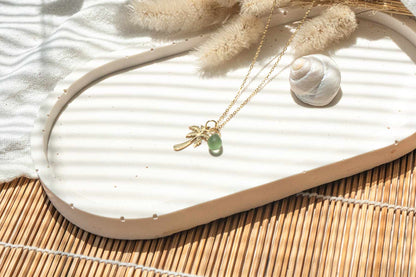 Collar palmera tropical