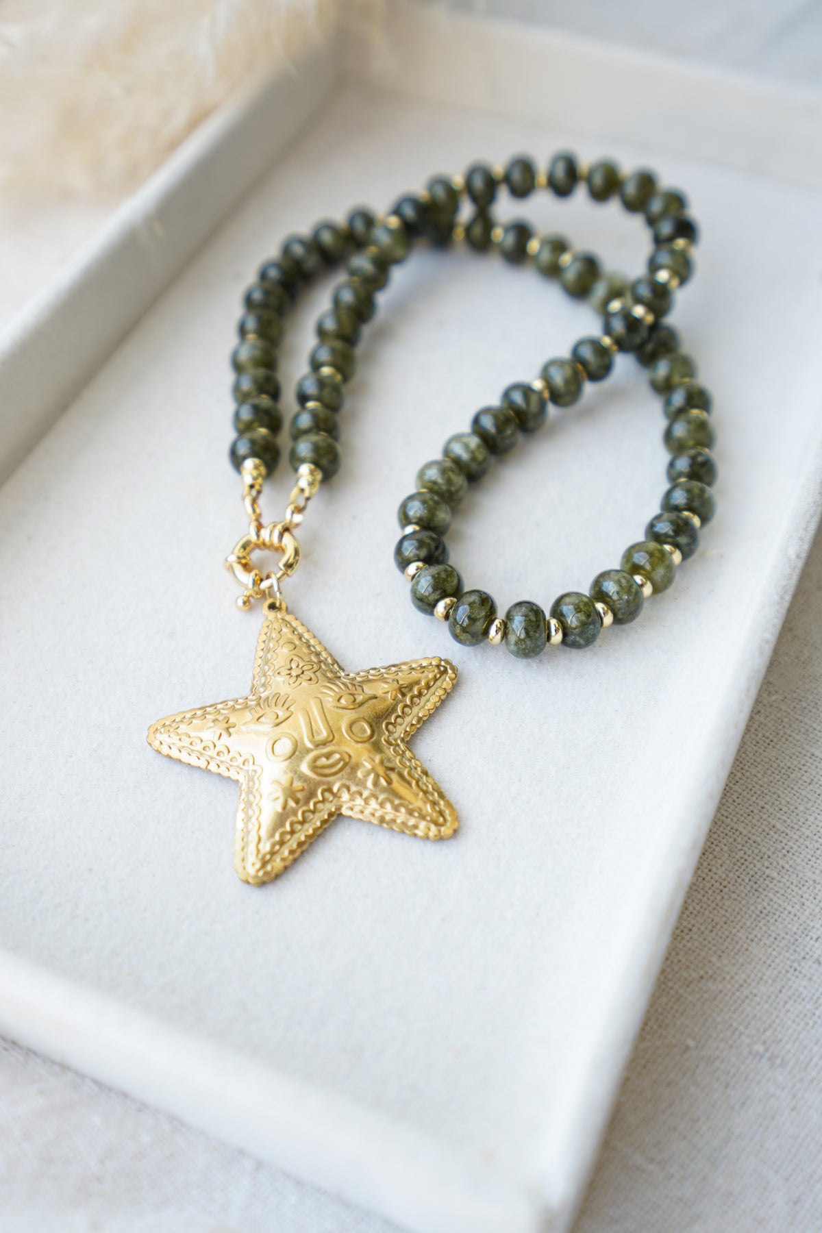 Collar BOSCO (verde musgo)