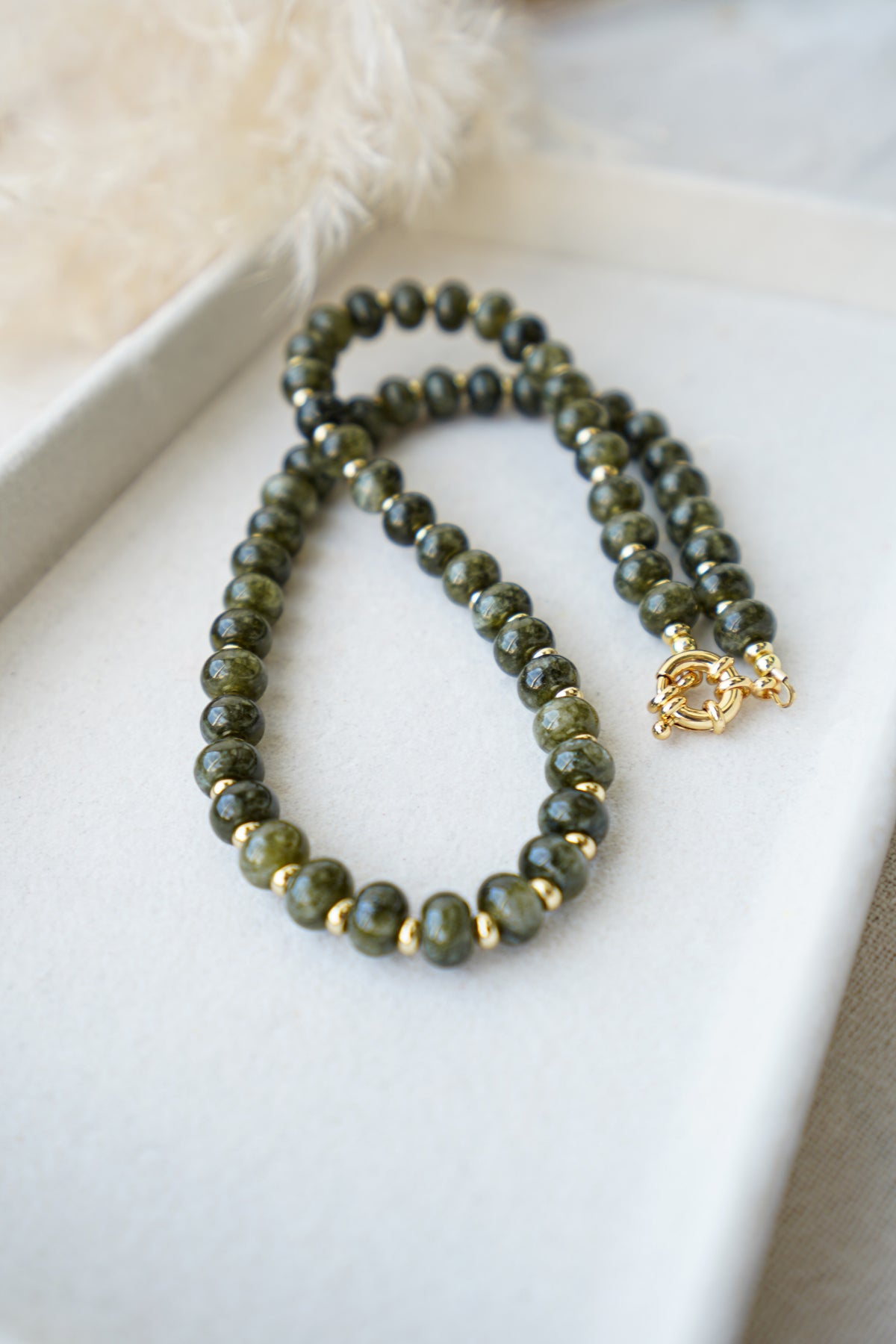 Collar BOSCO (verde musgo)