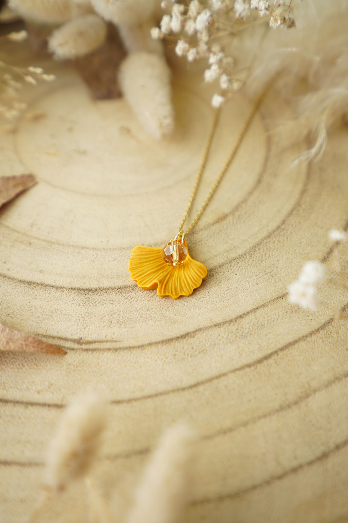 Collar GINGKO BILOBA | Colección Bosque Encantado