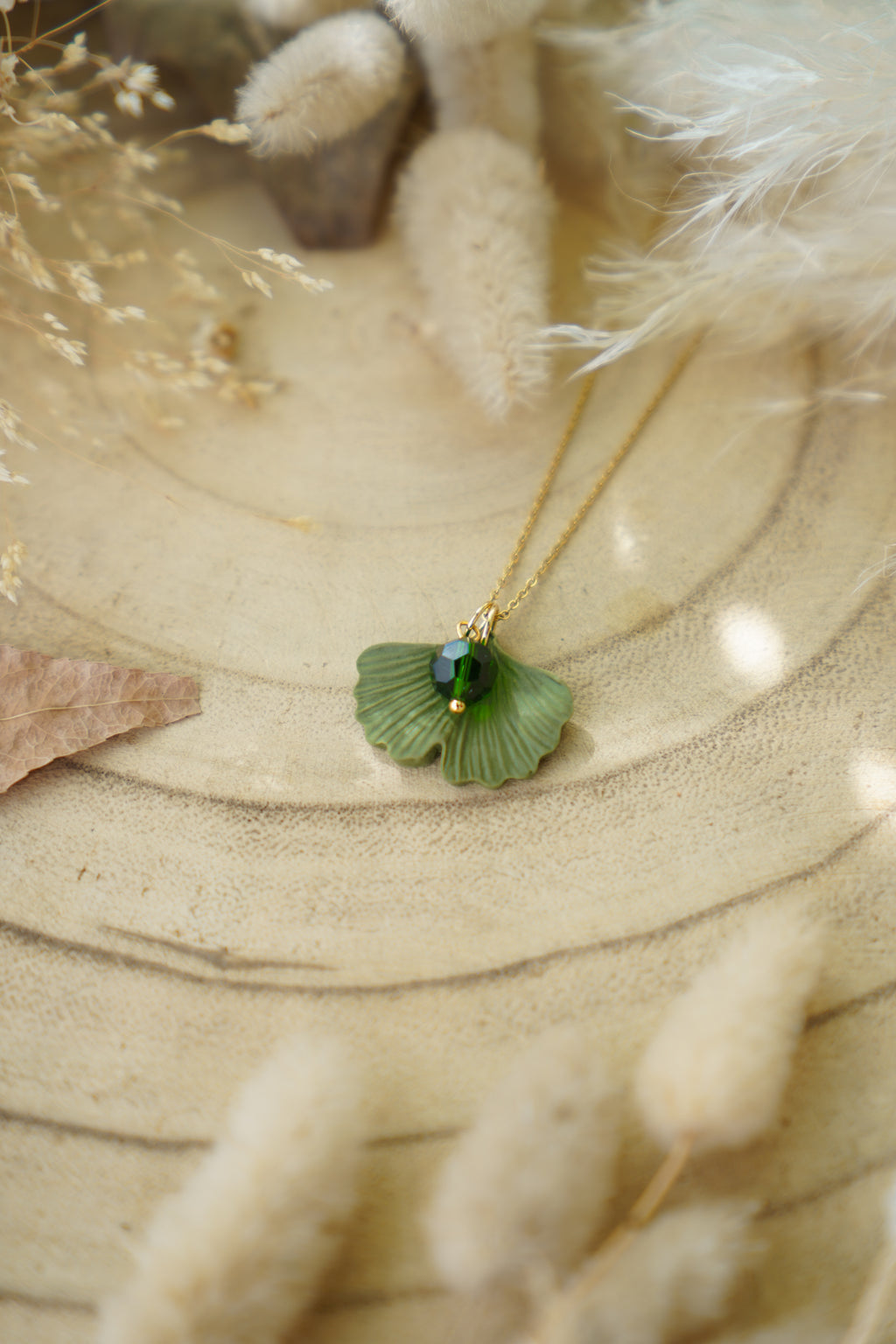 Collar GINGKO BILOBA | Colección Bosque Encantado