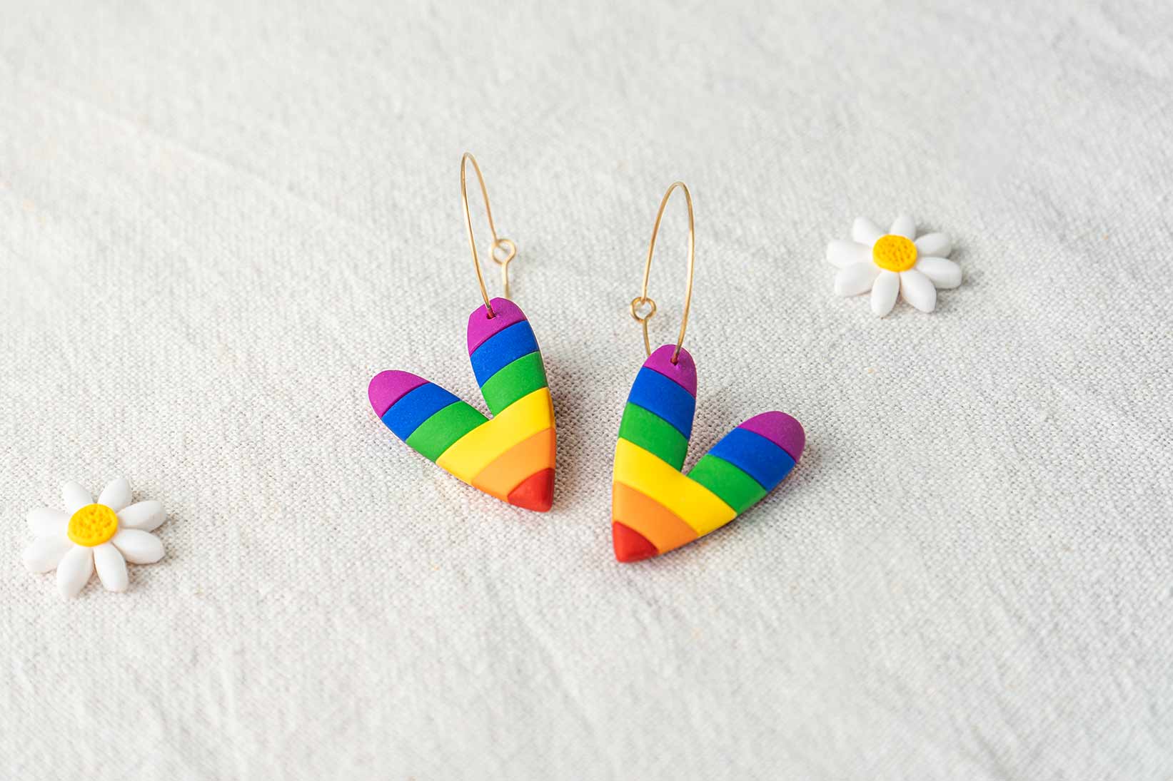 Pendientes corazón orgullo