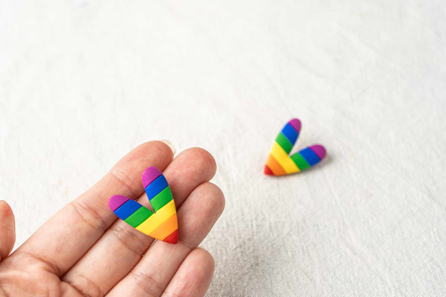 Pride rainbow earrings