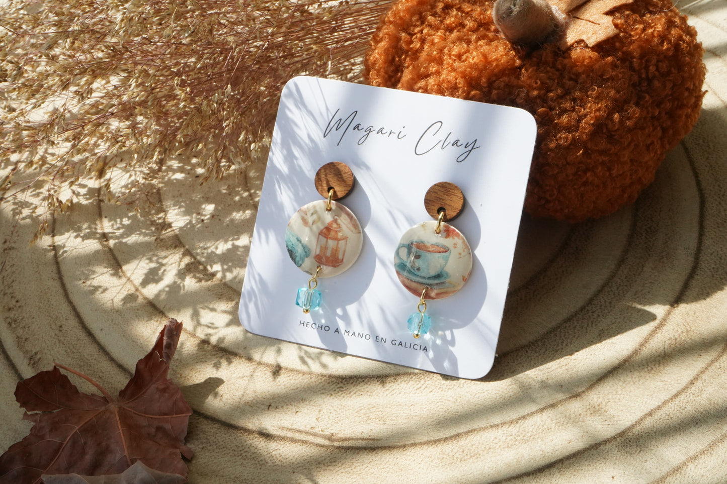 Pendientes TARDES DE TÉ  | Colección BOSQUE ENCANTADO 🍂✨