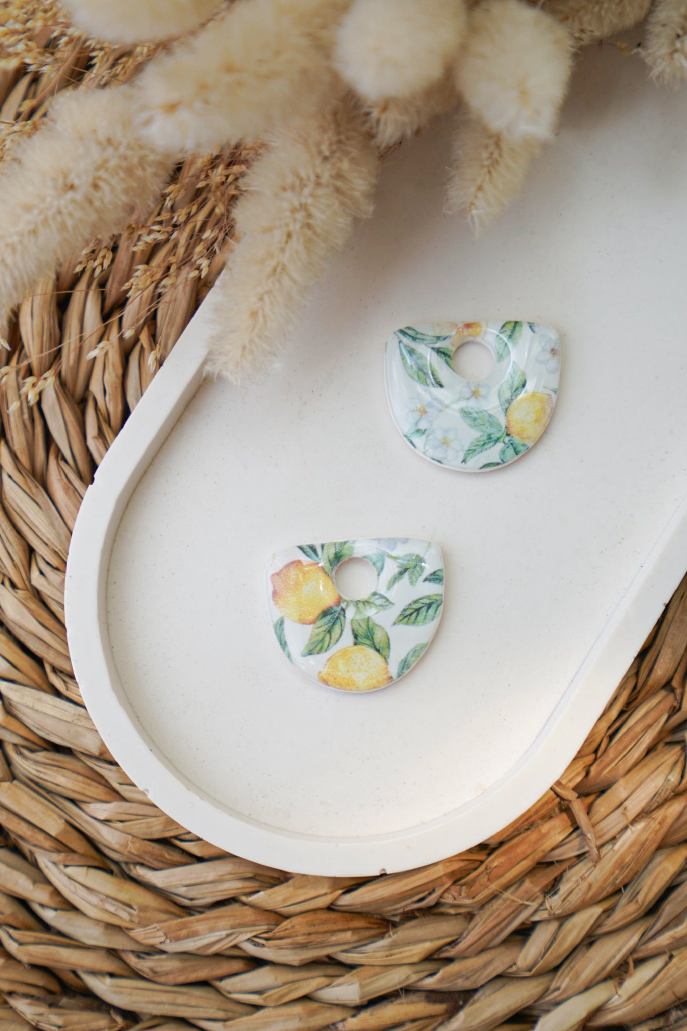 Charm Estampado de limones