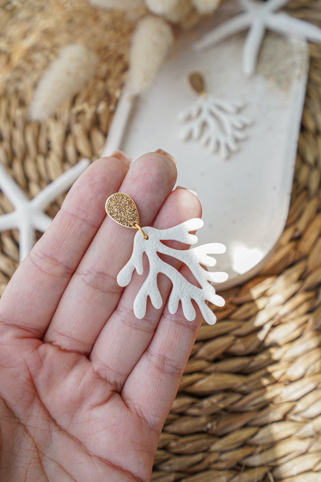 Pendientes "CORAL" | Colección CLÁSICOS DE VERANO