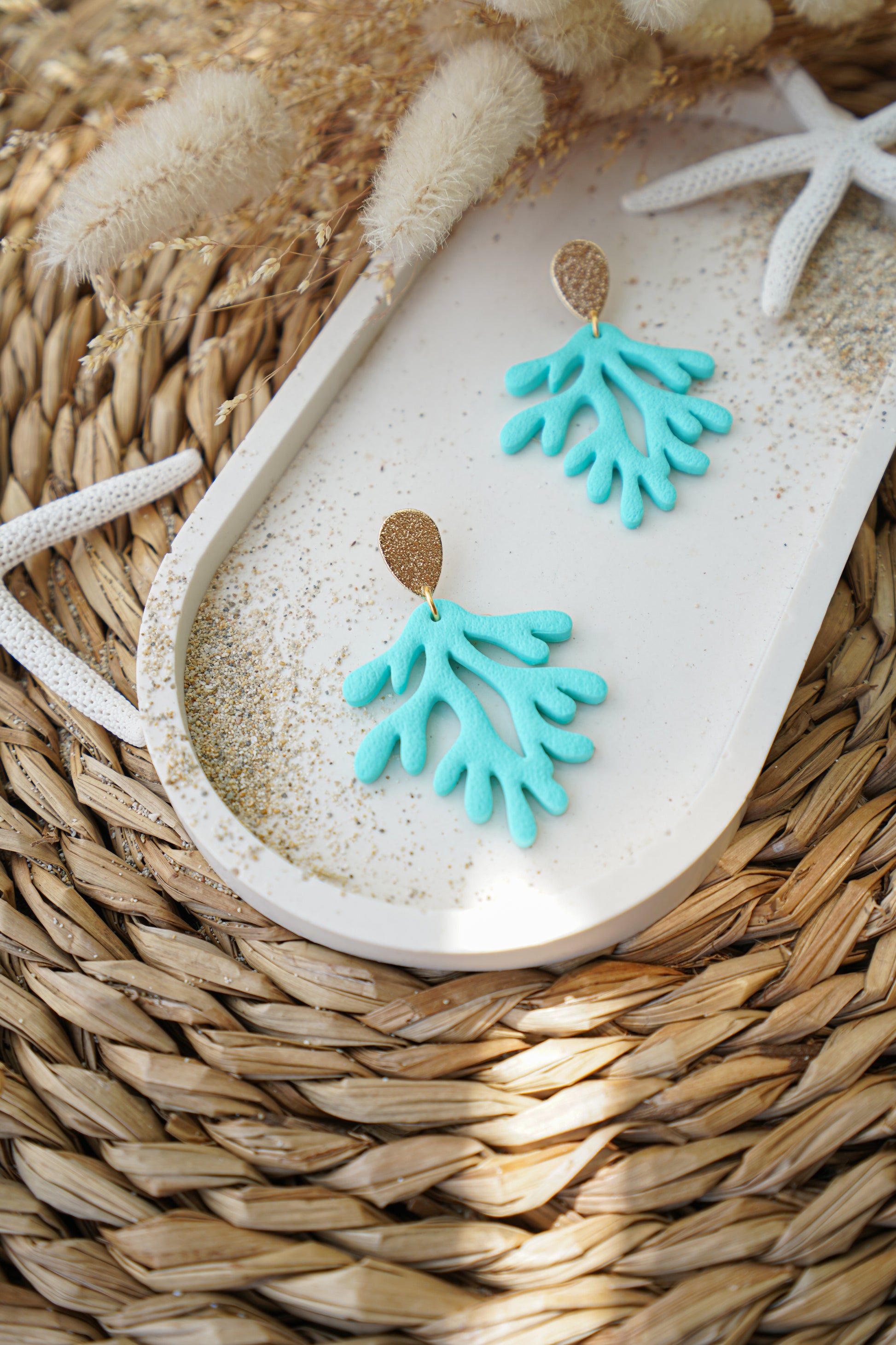 Pendientes "CORAL" | Colección CLÁSICOS DE VERANO