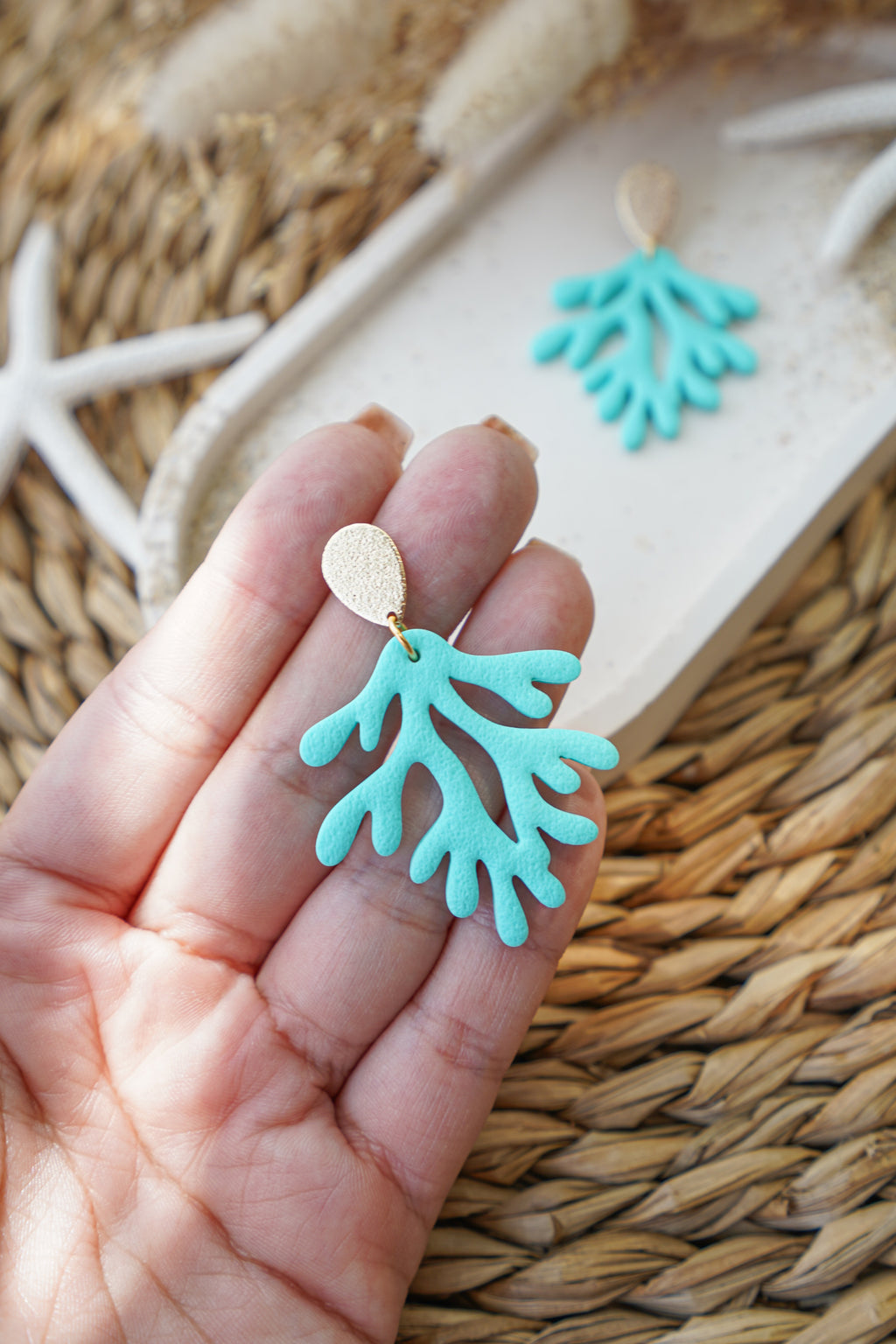 Pendientes "CORAL" | Colección CLÁSICOS DE VERANO