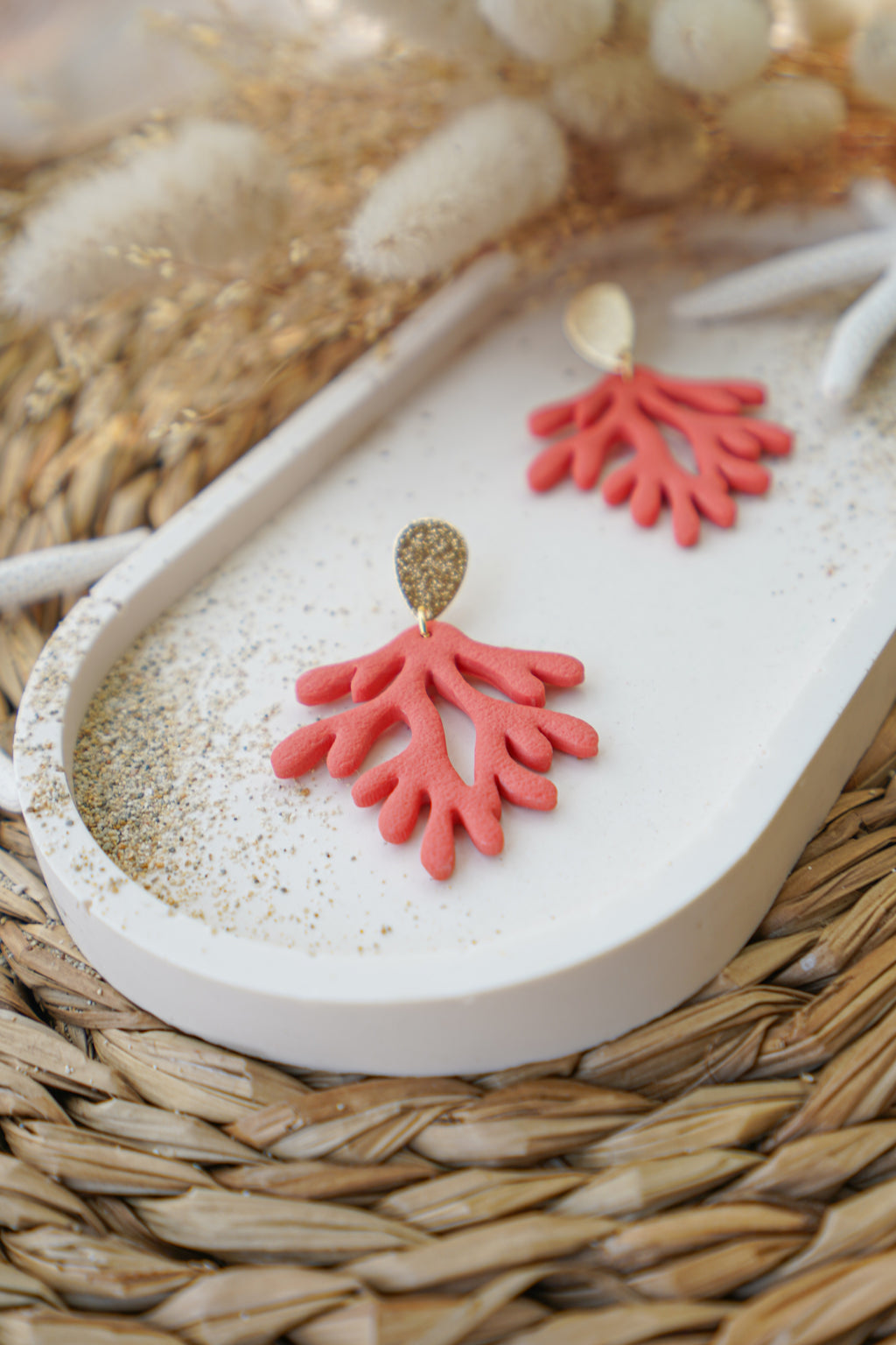 Pendientes "CORAL" | Colección CLÁSICOS DE VERANO