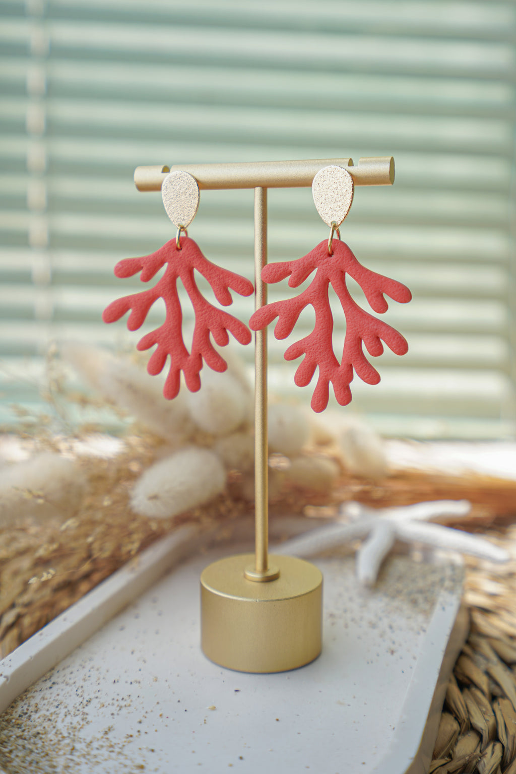 Pendientes "CORAL" | Colección CLÁSICOS DE VERANO
