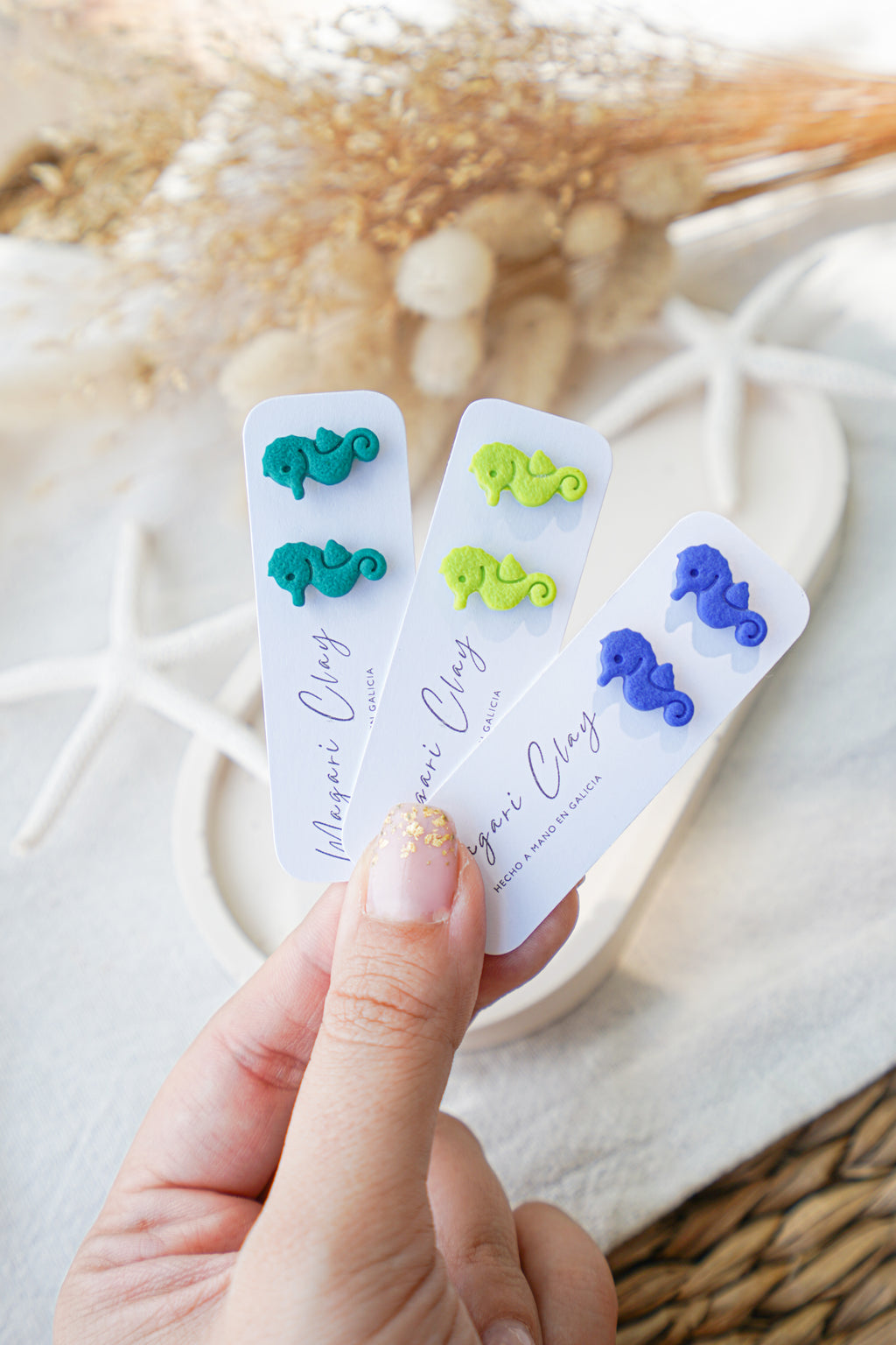 Pendientes "Mini Caballito de Mar" | Colección CLÁSICOS DE VERANO