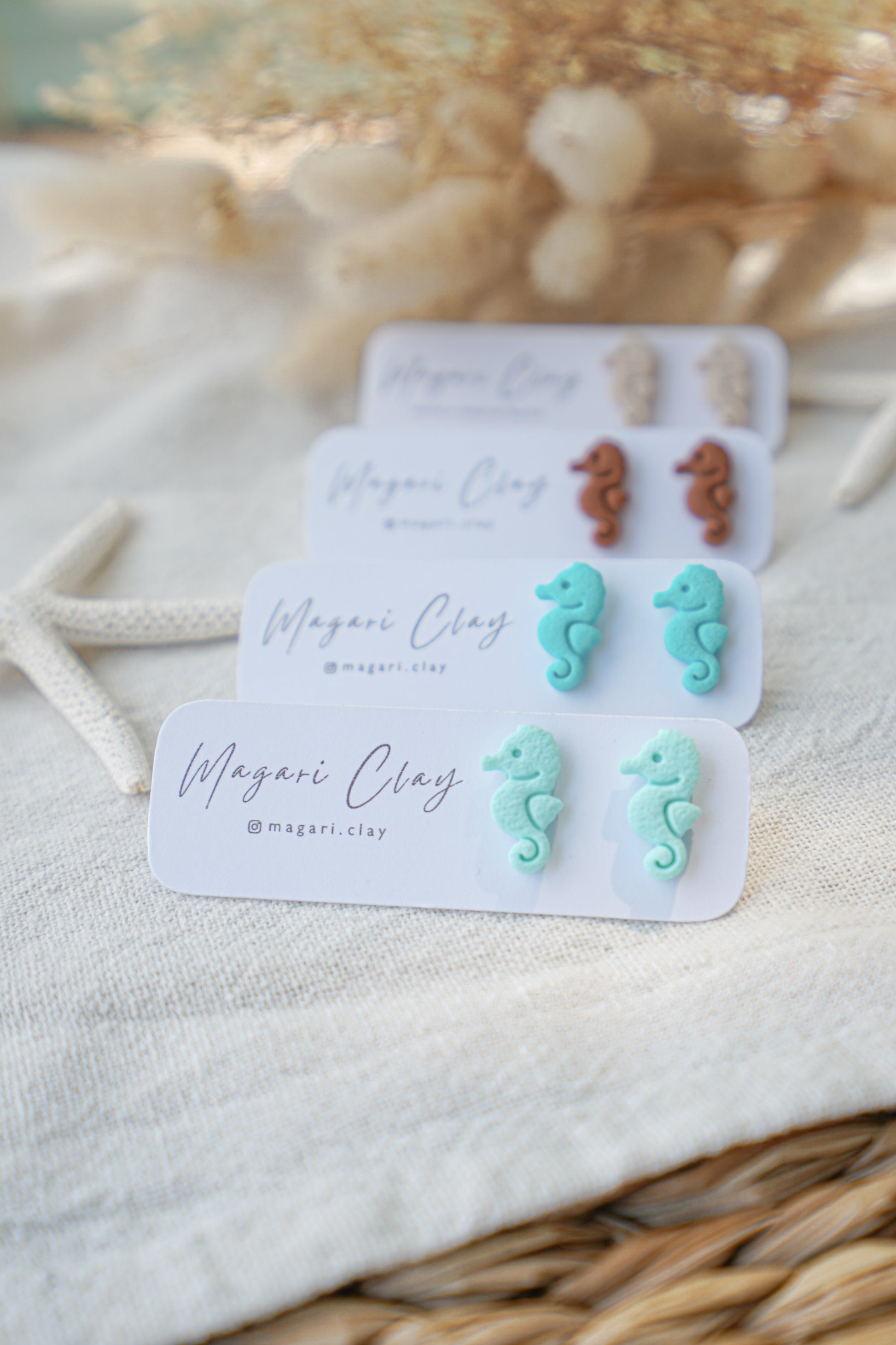 Pendientes "Mini Caballito de Mar" | Colección CLÁSICOS DE VERANO