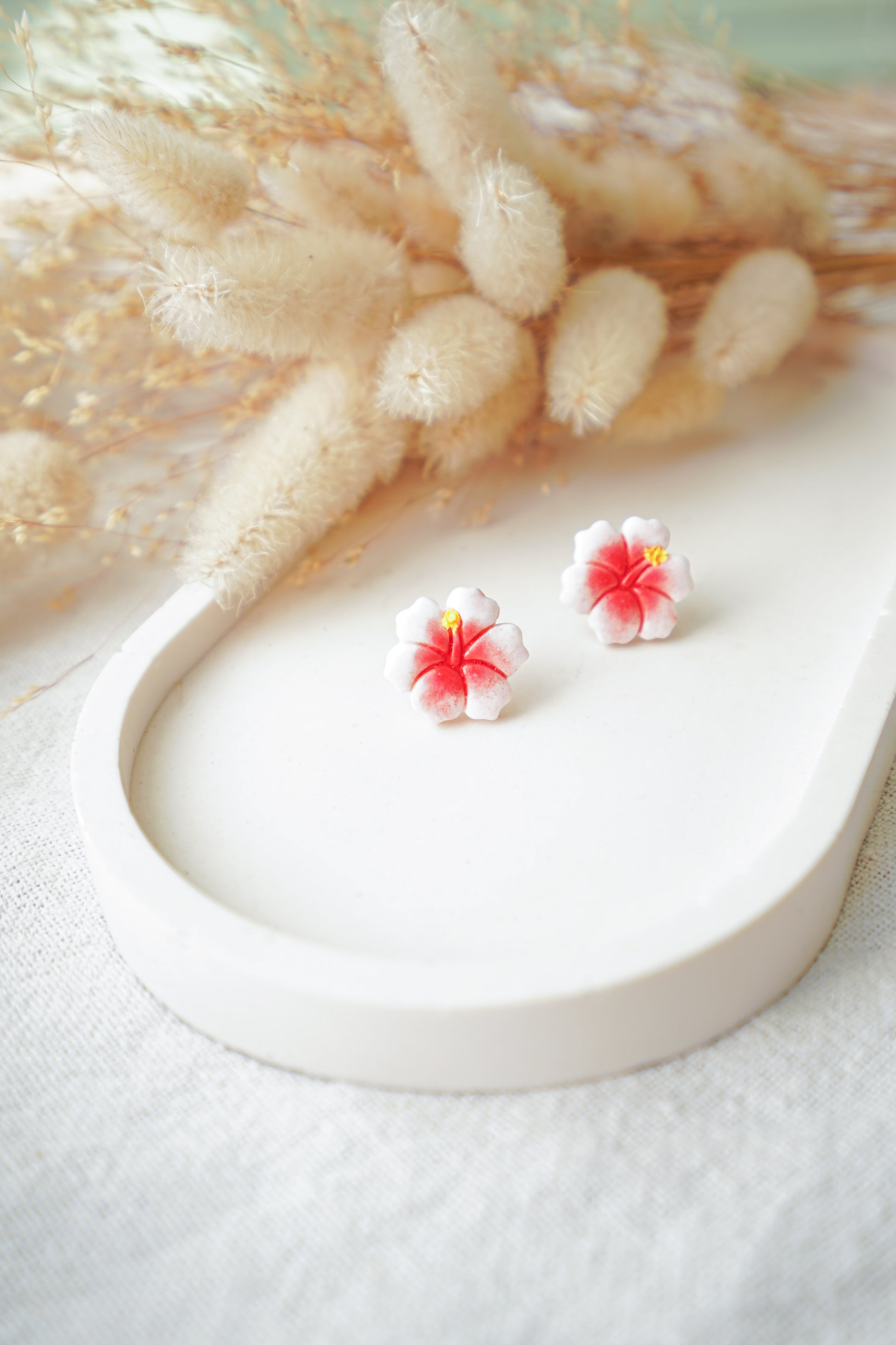 Pendientes "Mini Hibisco" | Colección CLÁSICOS DE VERANO