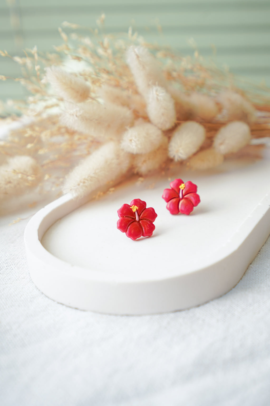 Pendientes "Mini Hibisco" | Colección CLÁSICOS DE VERANO