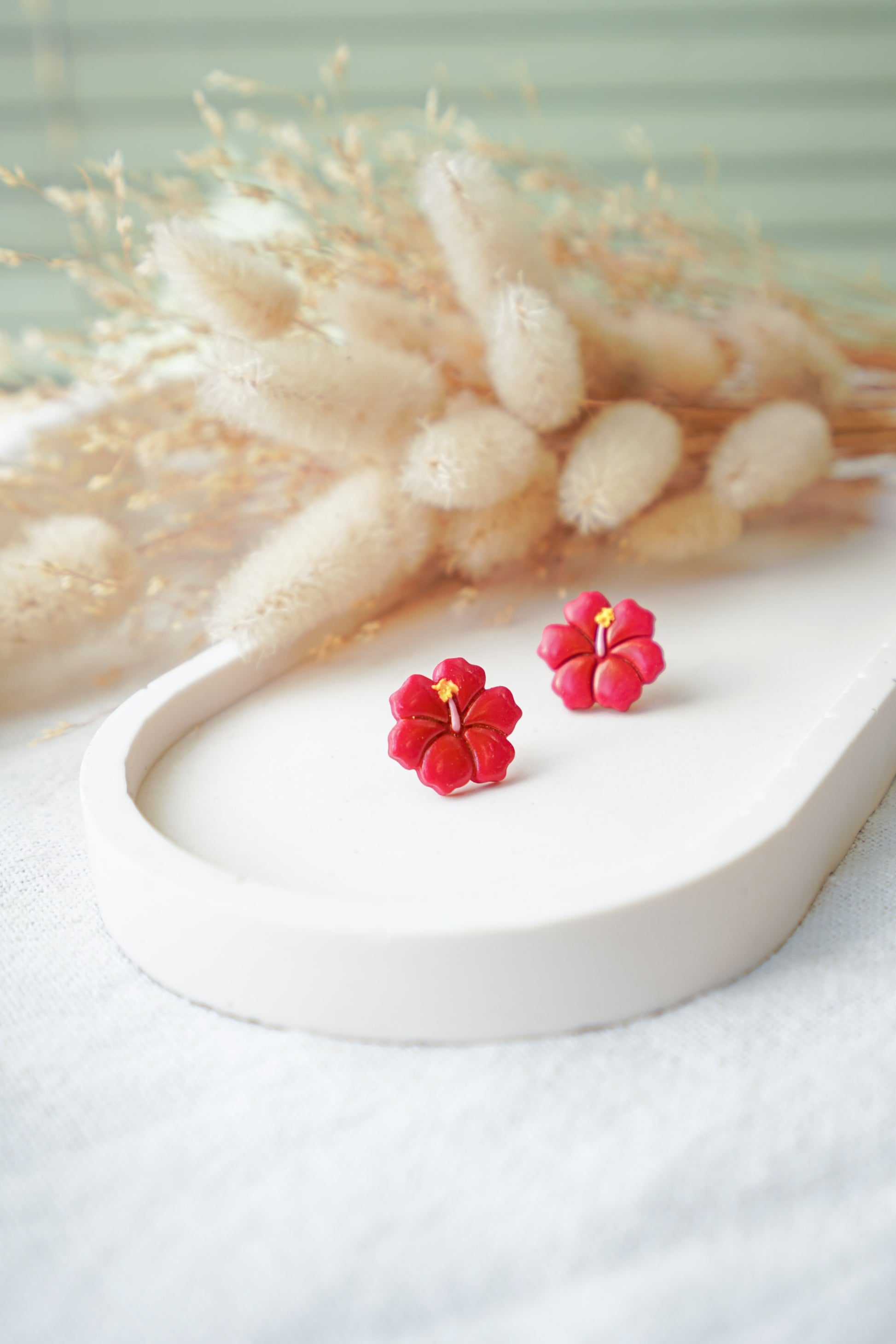 Pendientes "Mini Hibisco" | Colección CLÁSICOS DE VERANO