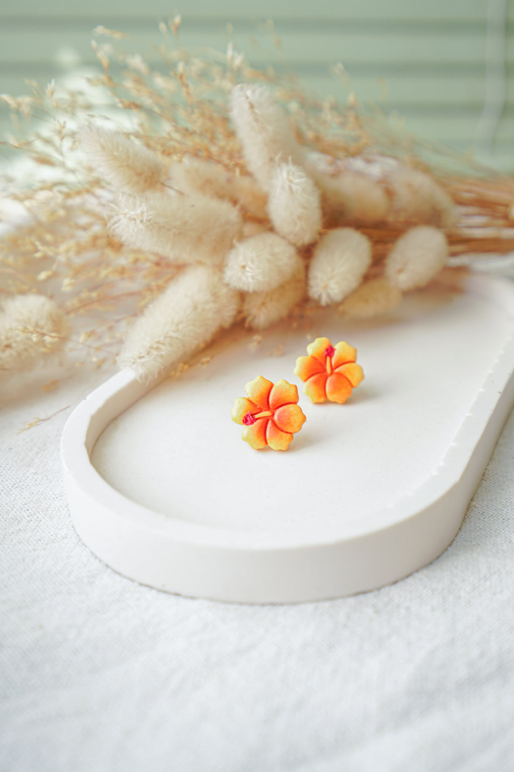Pendientes "Mini Hibisco" | Colección CLÁSICOS DE VERANO
