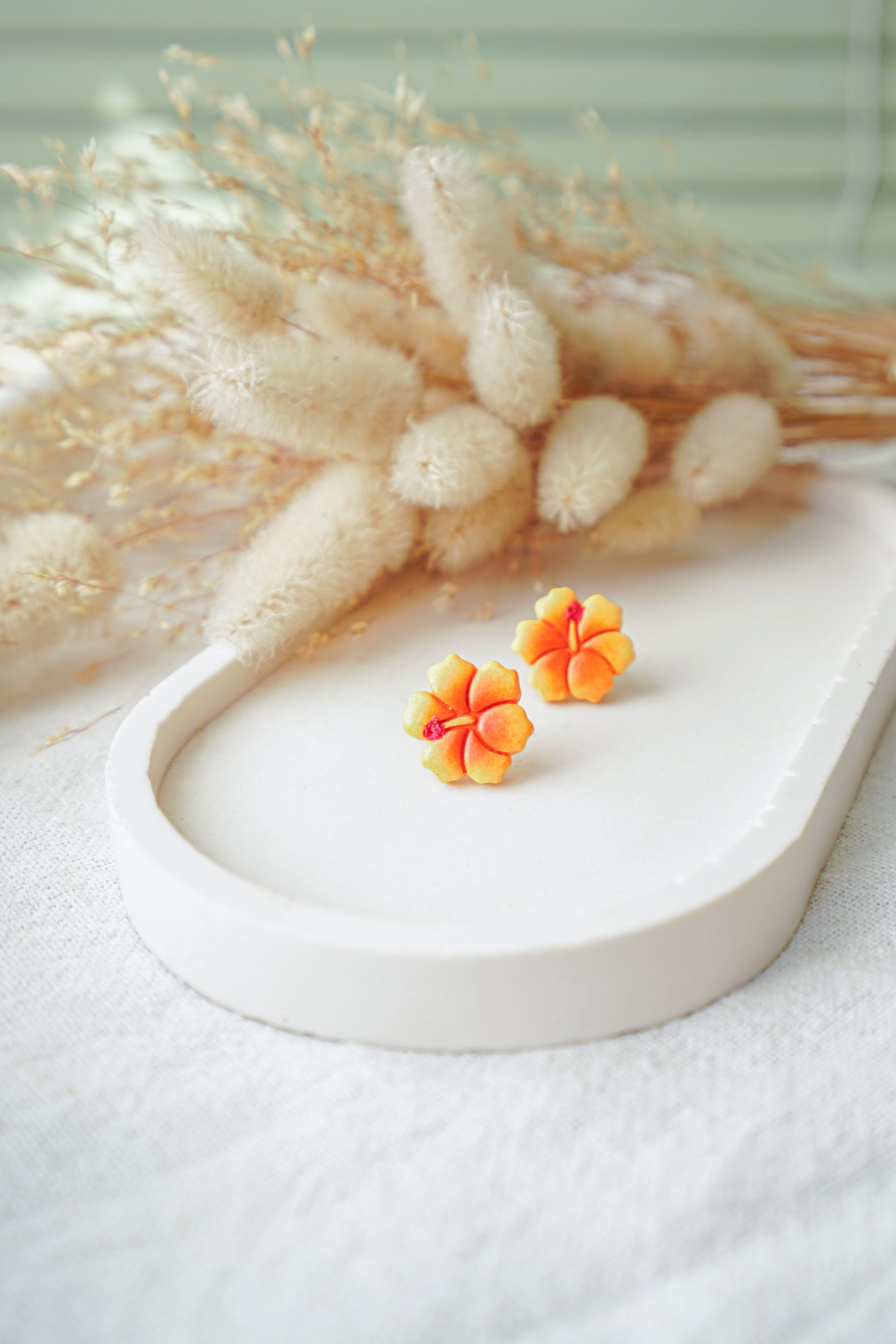 Pendientes "Mini Hibisco" | Colección CLÁSICOS DE VERANO