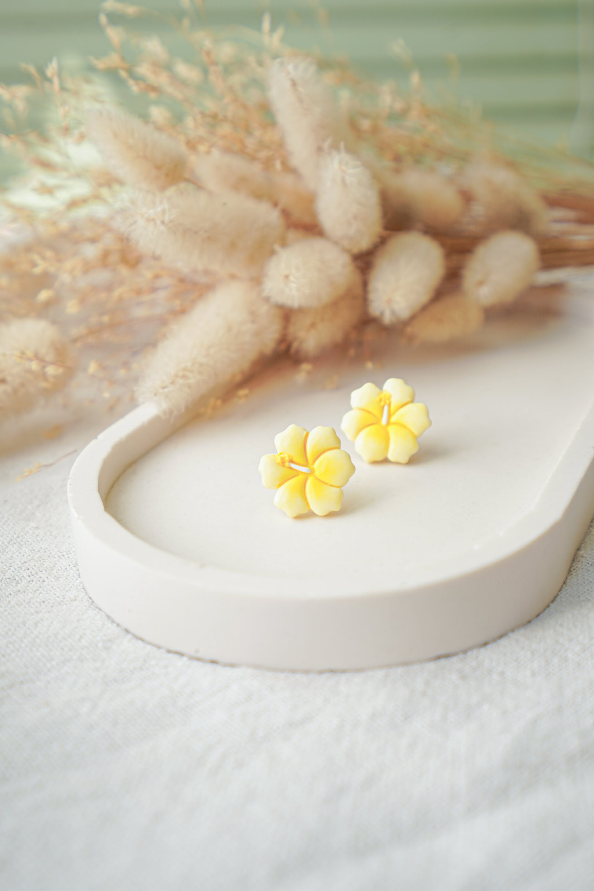Pendientes "Mini Hibisco" | Colección CLÁSICOS DE VERANO