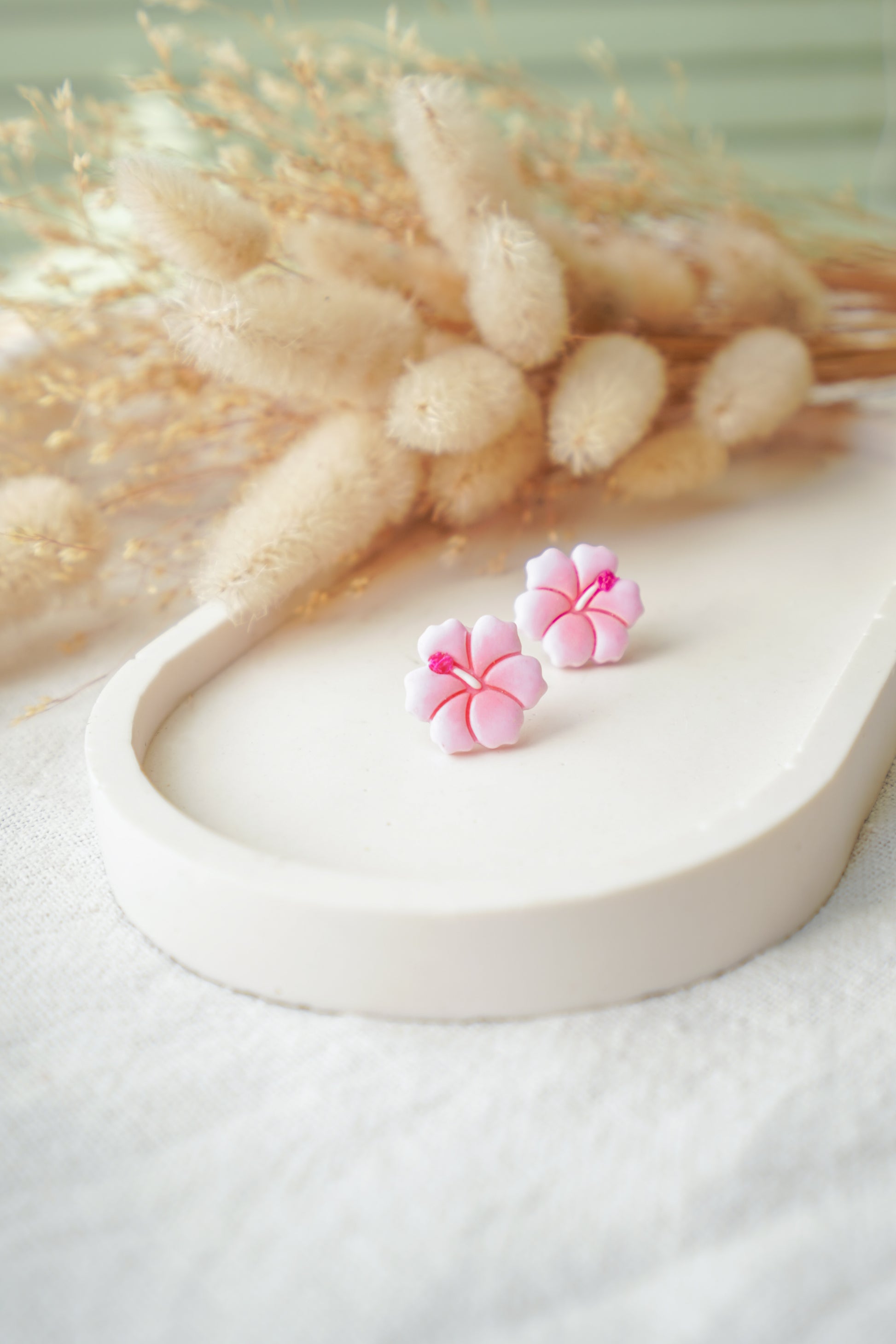 Pendientes "Mini Hibisco" | Colección CLÁSICOS DE VERANO