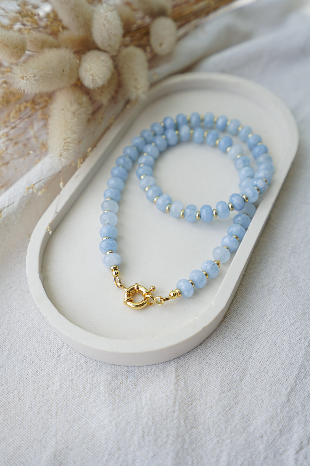 Collar ISOLA (piedras azul cielo)