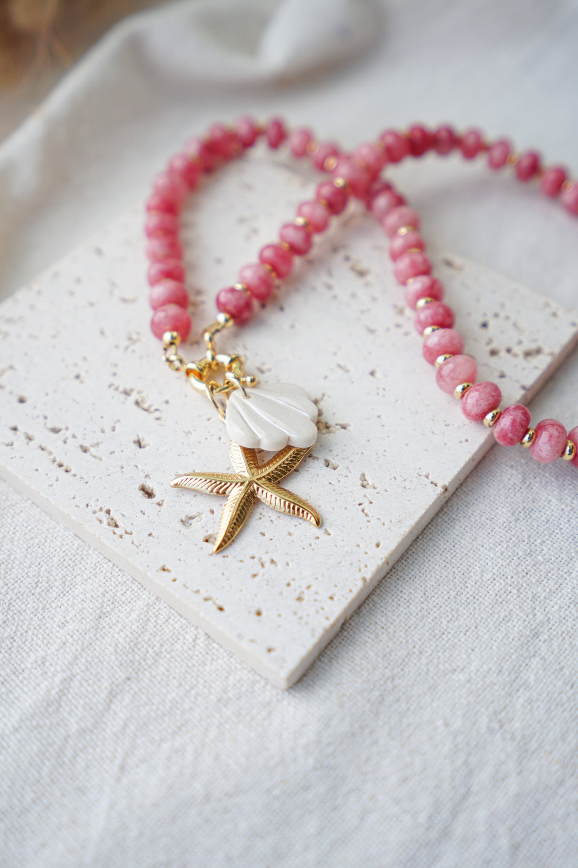 Charm MINI VIEIRA (blanco perlado)
