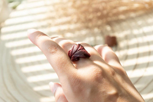 Anillos FOLLAS DE CARBALLO (HOJAS DE ROBLE) | Colección BOSQUE ENCANTADO 🍂✨