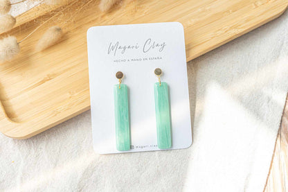 Pendientes AGUAMARINA | Colección MINERAL