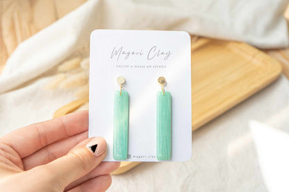 Pendientes AGUAMARINA | Colección MINERAL