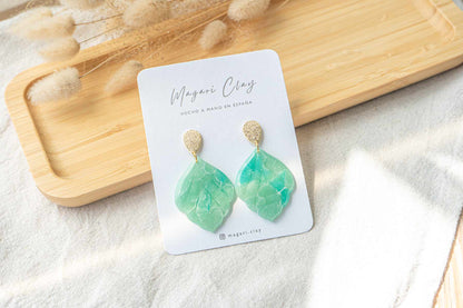 Pendientes AGUAMARINA | Colección MINERAL