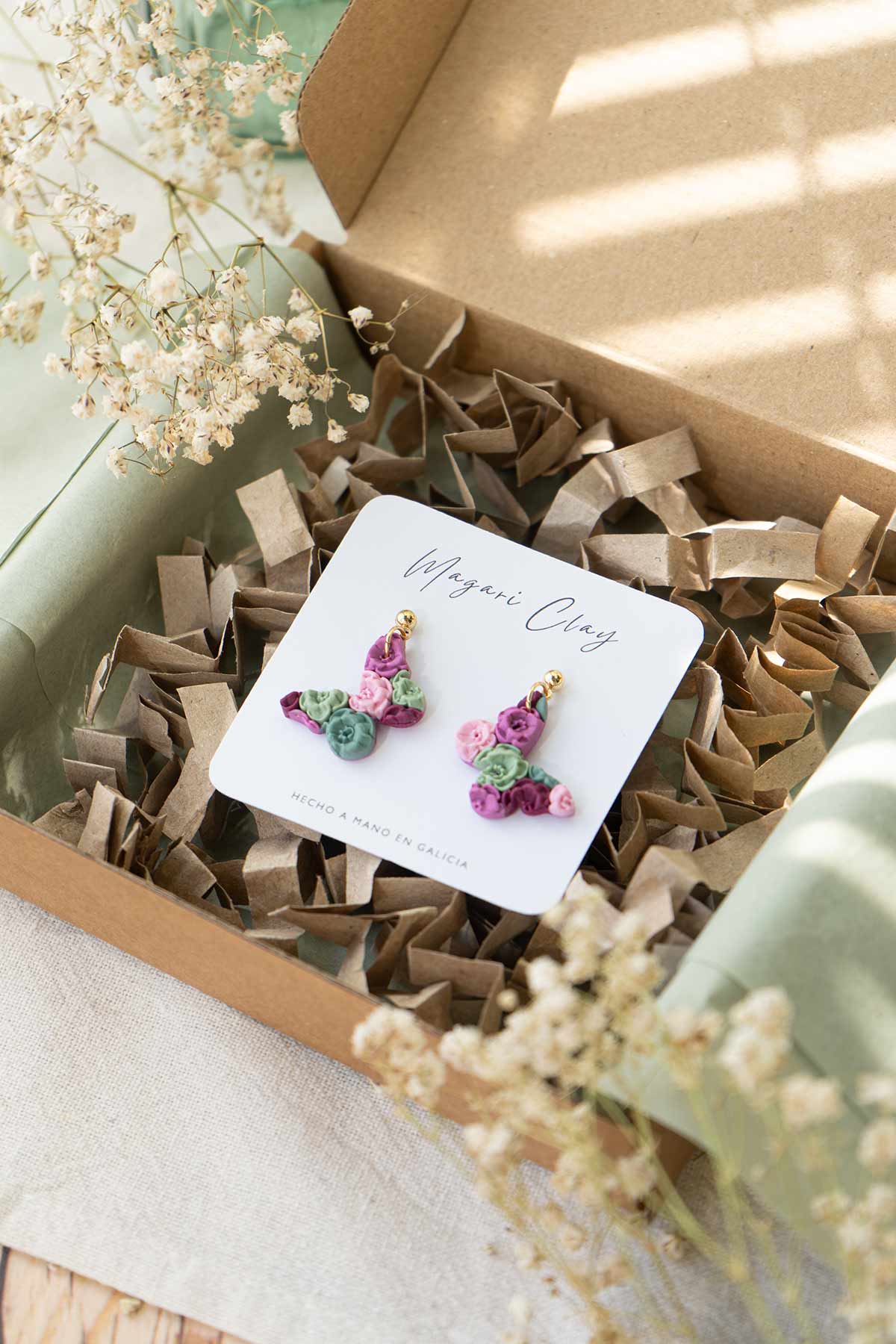 Pendientes pequeños de mariposas