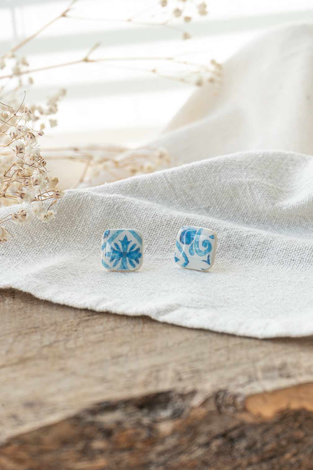 Pendientes "Mini Azulejo" | Colección PORTUGAL