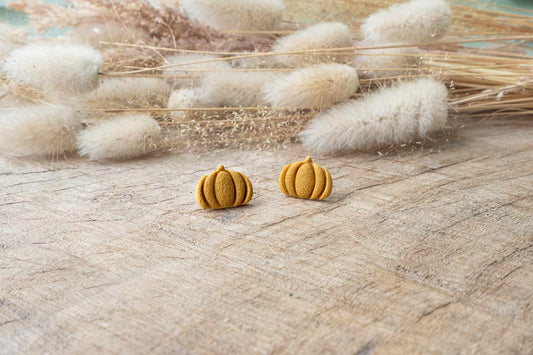 Pendientes MINI CALABAZAS | Colección BOSQUE ENCANTADO 🍄✨