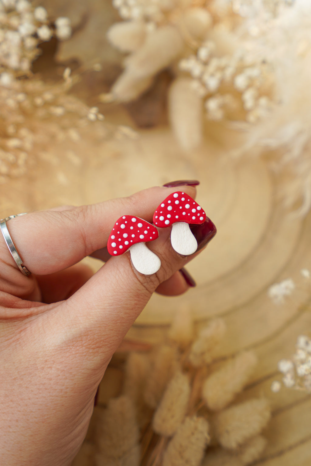 Pendientes Mini Setas AMANITA MUSCARIA | Colección Bosque Encantado