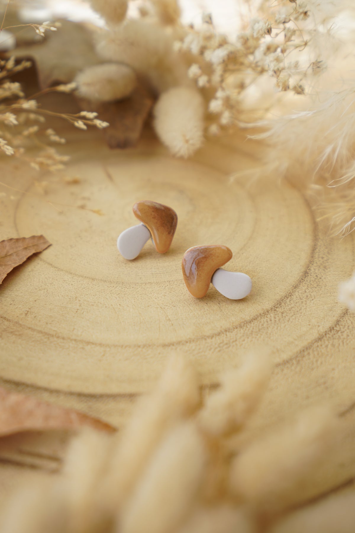 Pendientes Mini Setas BOLETUS EDULIS | Colección Bosque Encantado