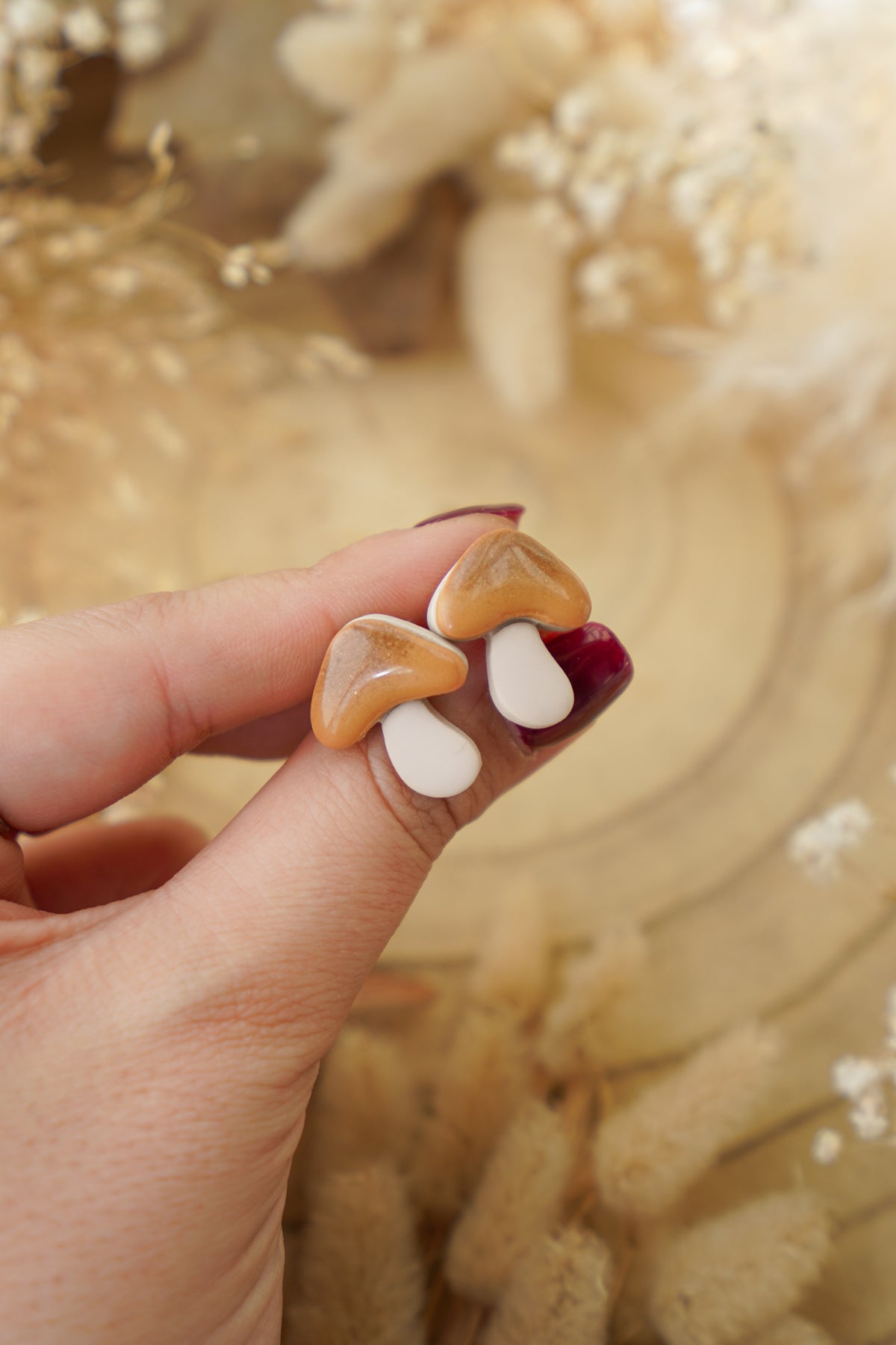 Pendientes Mini Setas BOLETUS EDULIS | Colección Bosque Encantado