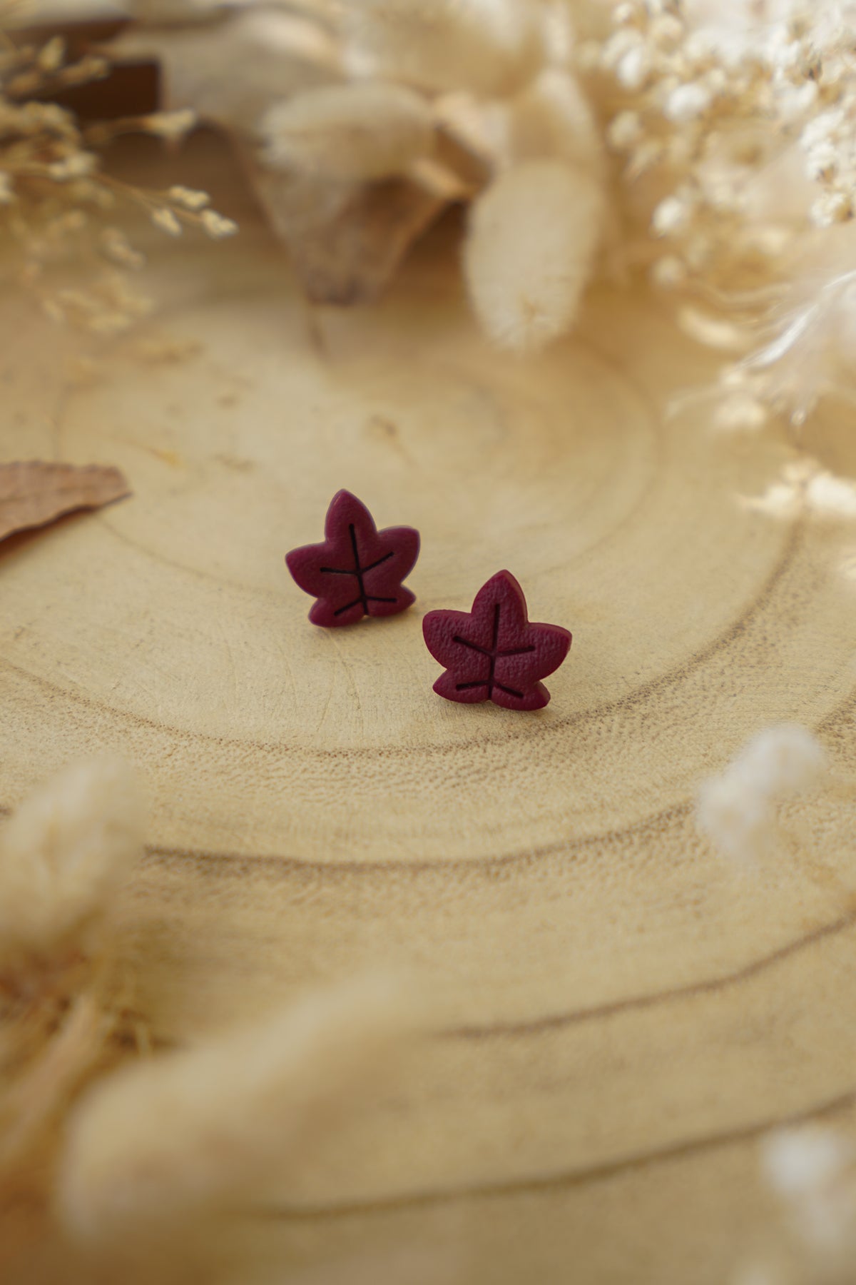 Pendientes MINI HOJA DE ARCE | Colección Bosque Encantado