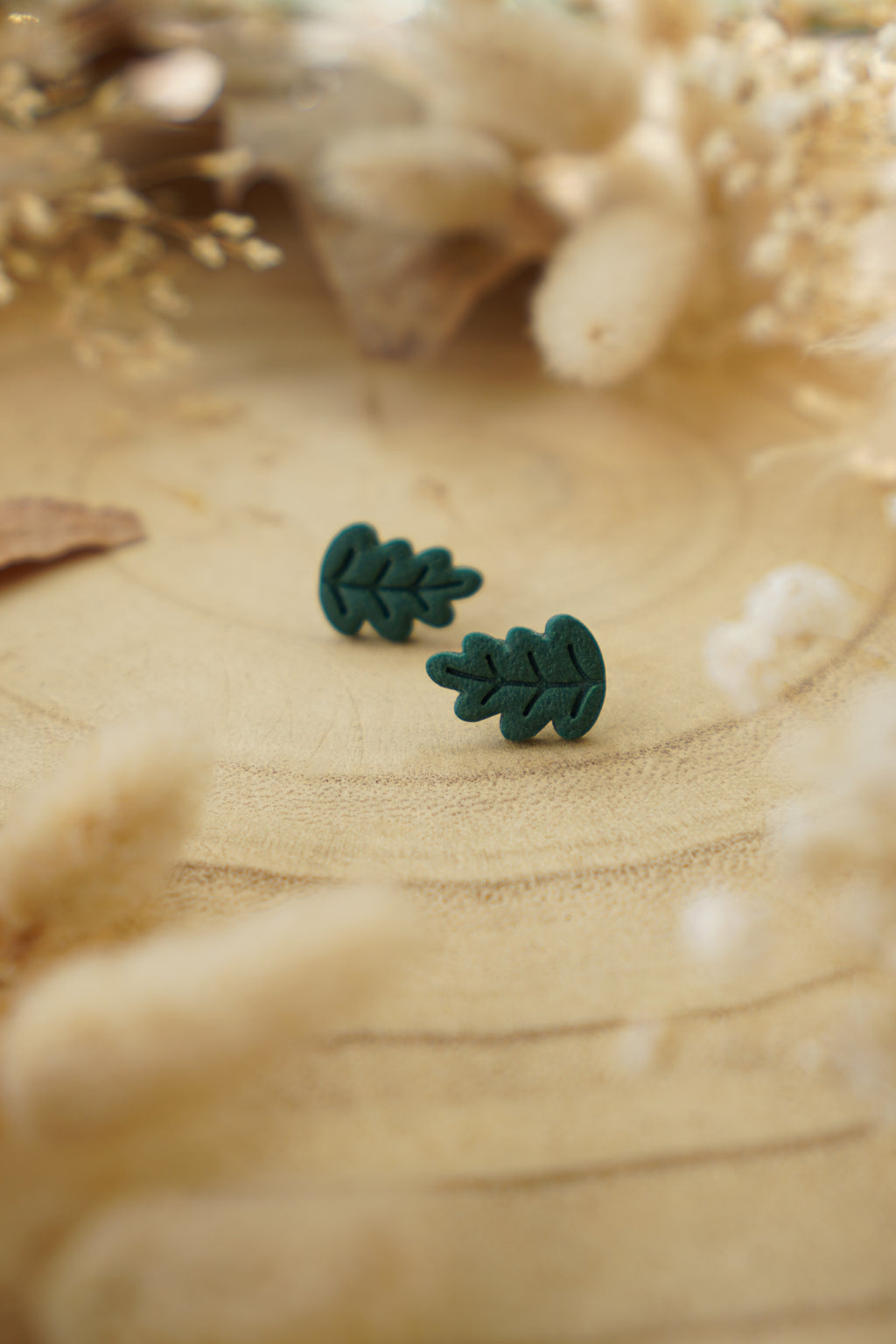 Pendientes MINI HOJA DE ROBLE | Colección Bosque Encantado