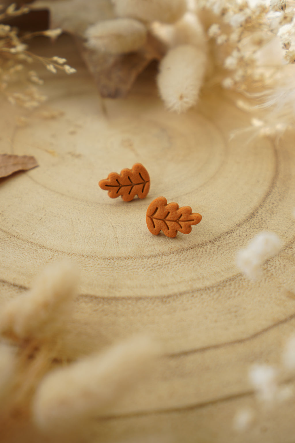 Pendientes MINI HOJA DE ROBLE | Colección Bosque Encantado