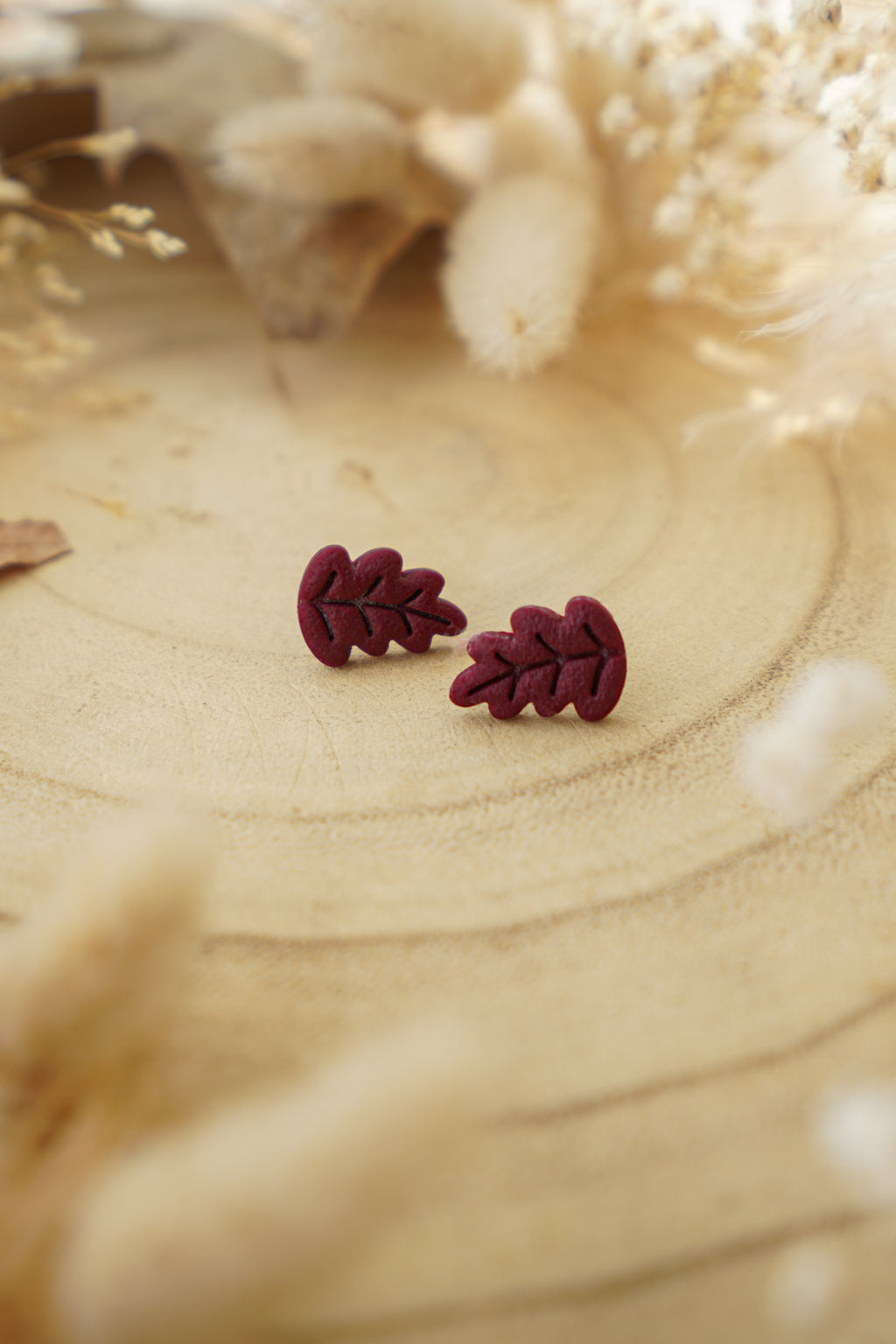 Pendientes MINI HOJA DE ROBLE | Colección Bosque Encantado