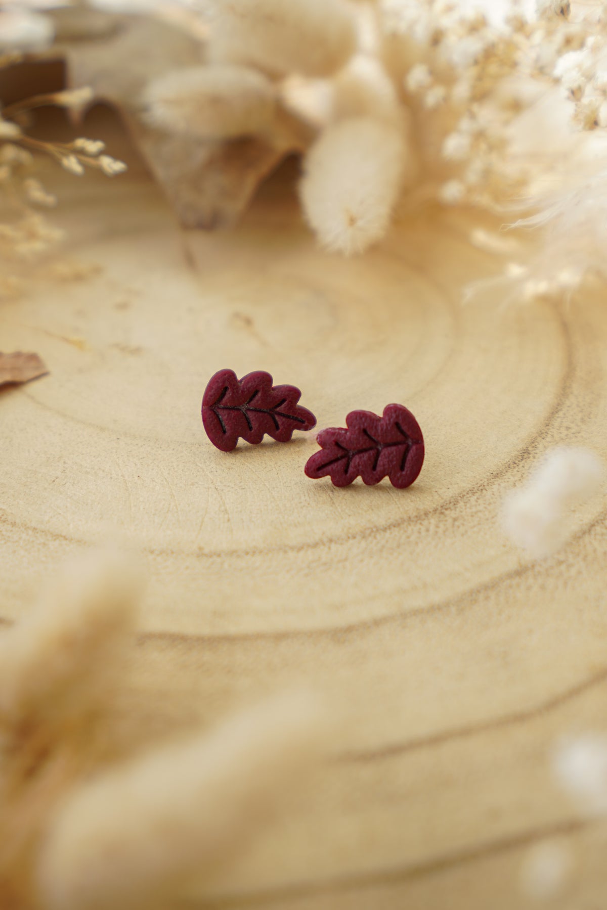 Pendientes MINI HOJA DE ROBLE | Colección Bosque Encantado