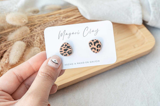 Pendientes PEQUEÑOS LEOPARDO | Colección ANIMAL PRINT